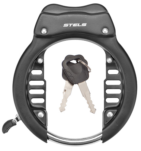 Замок 88309, 156х144 мм, на раму стационарный, чёрный