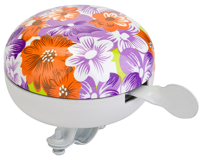 Звонок 57R-25 "Цветы" диам.80 мм алюминий/сталь 210157