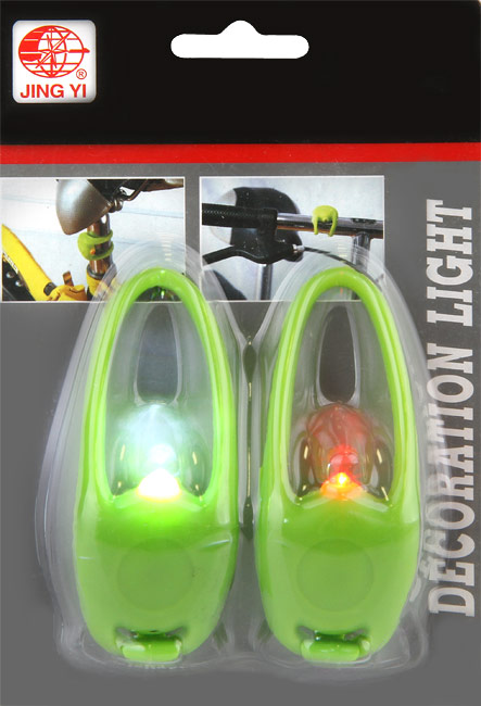 Фонари декоративные JY-267-1A зелёные 2 шт. (1 белый и 1 красный диоды) 560057