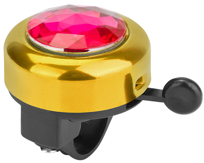 Звонок 45AZ-02-3 алюминий/пластик, чёрно-золотистый 210147