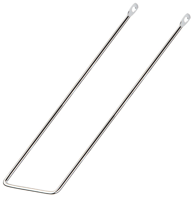 Подпорка для велокорзины 20" стальная хромированная