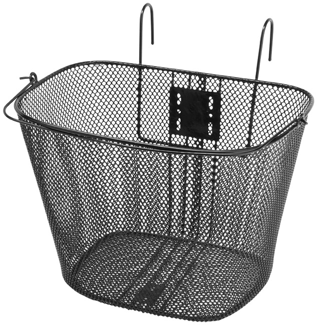 Велокорзина передняя JL-045-1 чёрн. навесная на руль с крепл. для 28" 270042