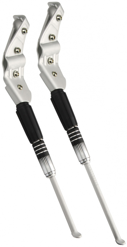 Подножка 24"-28" NH-KF97AAJ на 2 пера вилки алюм. серебр. 390008