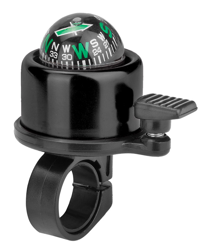 Звонок 14A-05 "Компас" алюминий/пластик, чёрный 210103