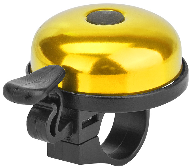 Звонок 16A-02 алюминий/пластик, чёрно-золотистый 210107