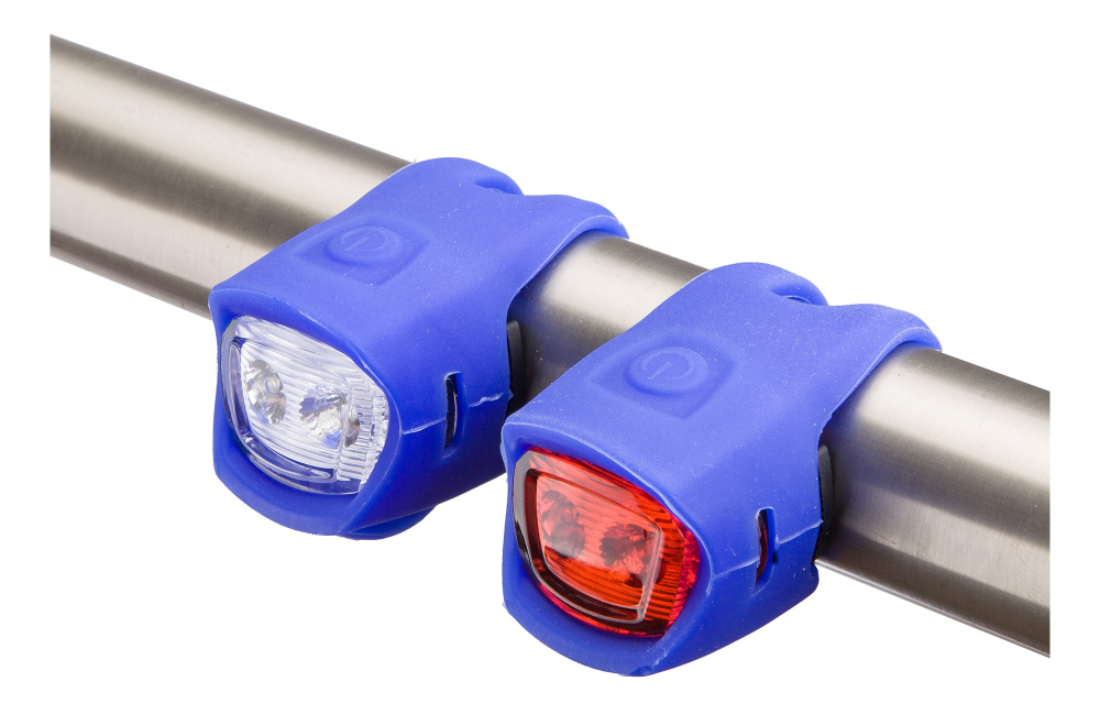 Фонари габаритные JY-3204F+JY-3204T передний и задний, комплект, синие 560187