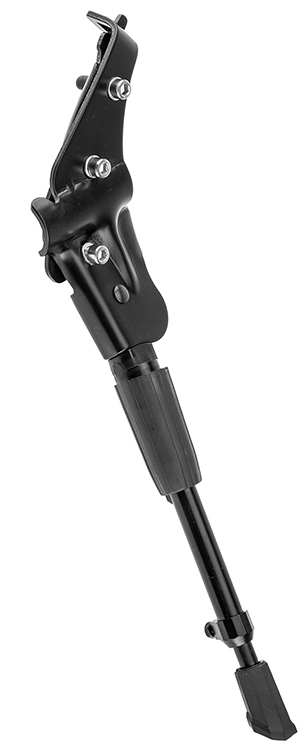 Подножка KWA-616-09 на 2 пера вилки, алюминиевая чёрная 390067