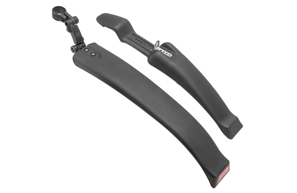 Комплект крыльев 24"-26" XGNB-066, пластик, полуфэт, чёрные 610246