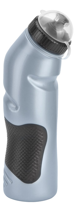 Фляга CB-15088 700мл полиэтиленовая, серебристо-чёрная 550034