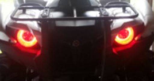 Диодная лента "Ангельские глазки"   габаритного света, d=6 см (КРАСНЫЙ)