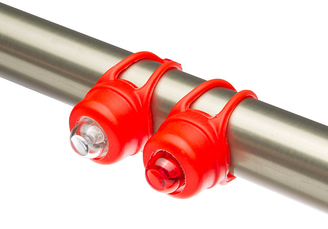 Фонари габаритные JY-320F+JY-320T, передний с белым, задний с красным светодиода