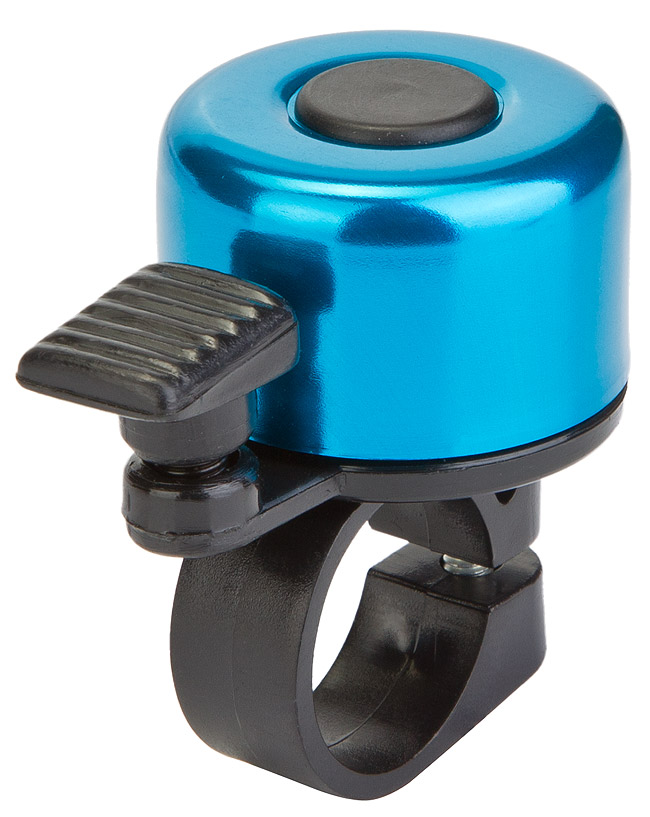 Звонок 11A-09 алюминий/пластик, чёрно-синий 210096