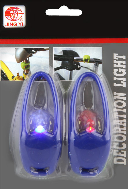Фонари декоративные JY-267-1A синие 2 шт. (1 белый и 1 красный диоды) 560059