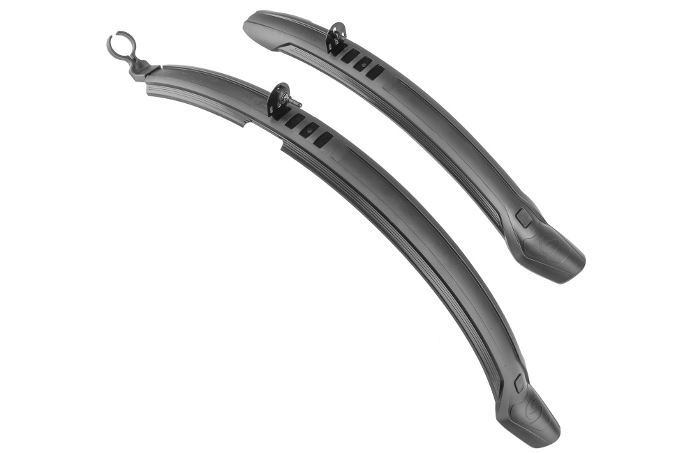 Комплект крыльев 26" XH-B267 пластиковые чёрные в инд. упаковке 610237