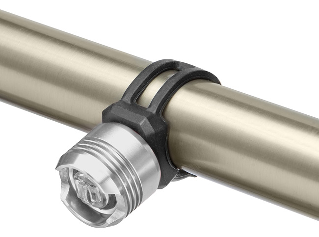 Фонарь габаритный передний JY-3006F, 1 белый светодиод, алюминиевый серебристый 560112