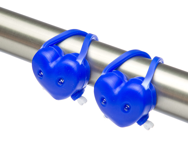 Фонари декоративные JY-339B, передний с 2 белыми, задний с 2 красными светодиода