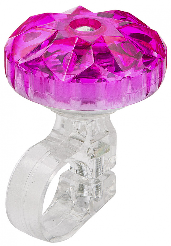 Звонок 26S-10 алюминий/пластик, прозрачно-пурпурный 210128