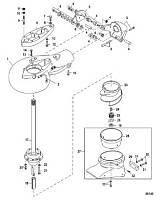 Жиклер 2-х тактного ПЛМ MERCURY 30 M Серийный номер от 0N055505 и выше