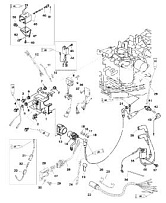 Электрические компоненты 4-Х ТАКТНОГО ПЛМ MERCURY F15 Серийный номер от 0P075166  до 0P400999