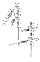 Впускные/выпускные клапаны 4-Х ТАКТНОГО ПЛМ MERCURY F15 Серийный номер от 0G760300 до 1B226999
