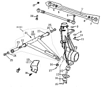 Передняя подвеска квадроцикла STELS ATV 300 B
