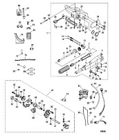 Набор переоборудования ручки румпеля, электрический - 8M0051063 4-Х ТАКТНОГО ПЛМ MERCURY 8 Серийный номер от 0R042475 и выше