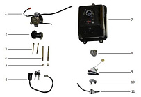Система подачи топлива снегохода IRBIS Dingo T150 (2015 г.)