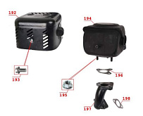 Выпускная система мотобуксировщика IRBIS МУХТАР-15