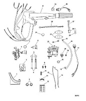 Набор переоборудования ручки румпеля, электрический - 889246A79 4-Х ТАКТНОГО ПЛМ MERCURY 8 Серийный номер от 0R042475 и выше