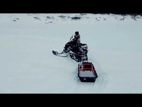 Тест и обзор снегохода PROMAX 210 SNOWPRO XE 2022 в лесу