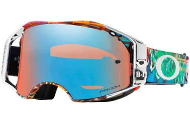 Очки для мотокросса OAKLEY Airbrake J. Herlings Graffito / синяя Prizm MX (OO7046-53)