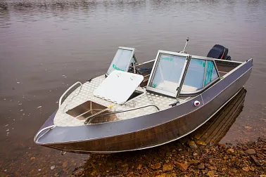 Алюминиевая моторная лодка Тактика-430