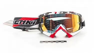 Очки Мотокросс NENKI NK-1019 бело/красные